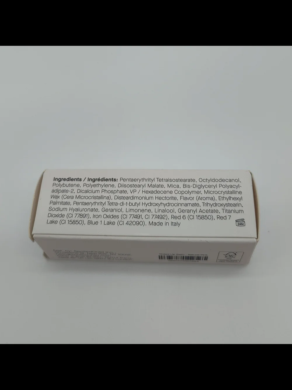 SpoiledChild Conditioning Tinted Lip Balm Natural Pink 4g New in Box